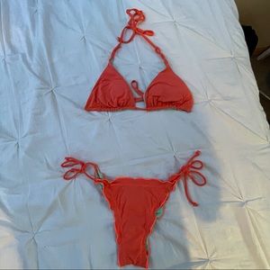 Kendall and Kylie String Bikini Top and Bottom